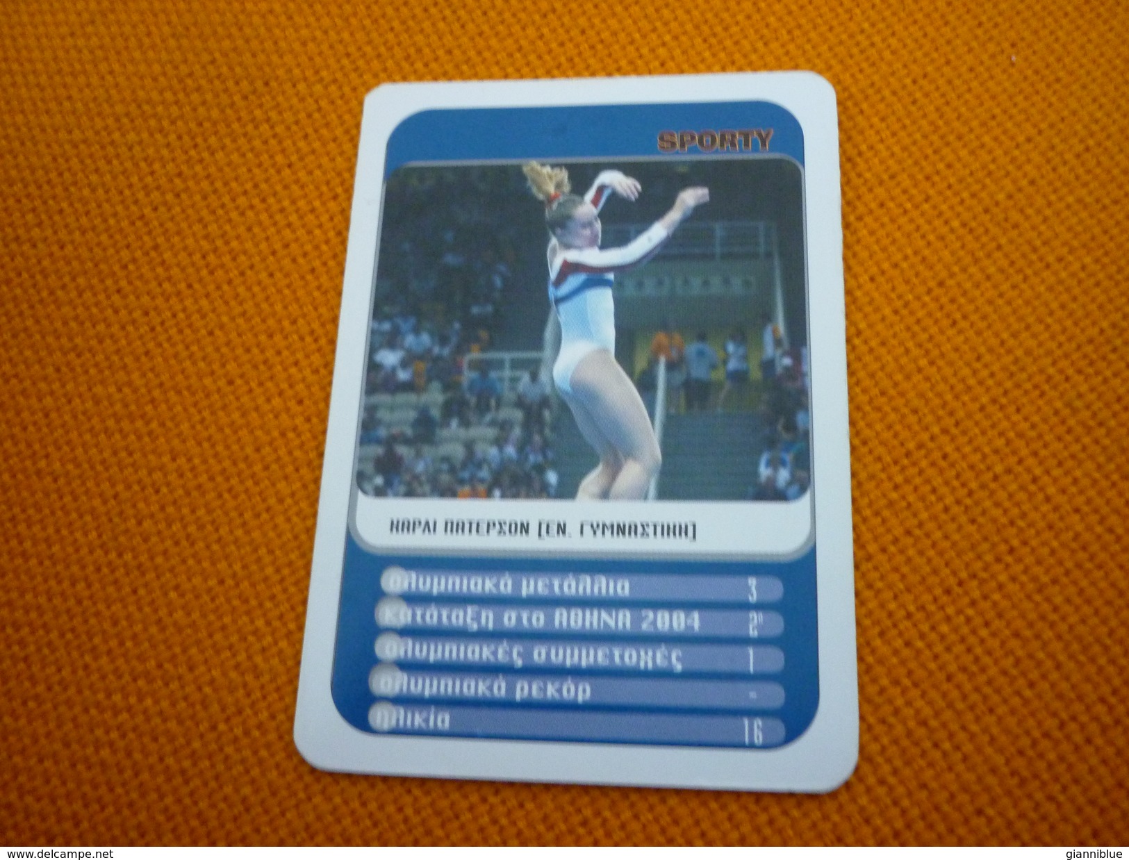 Carly Patterson Rookie American Artistic Gymnast Gymnastics Athens 2004 Olympic Games Medalist Greece Greek Trading Card - Trading Cards