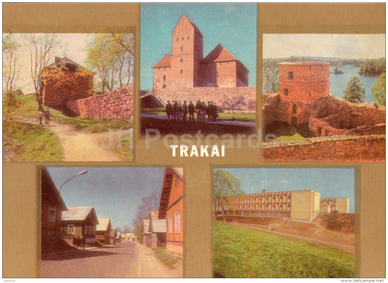 Vies Of Peninsular And Insular Castles - Old Part Of The Town - Secondary School - Trakai 1973 - Lithuania USSR - Unused - Lituanie