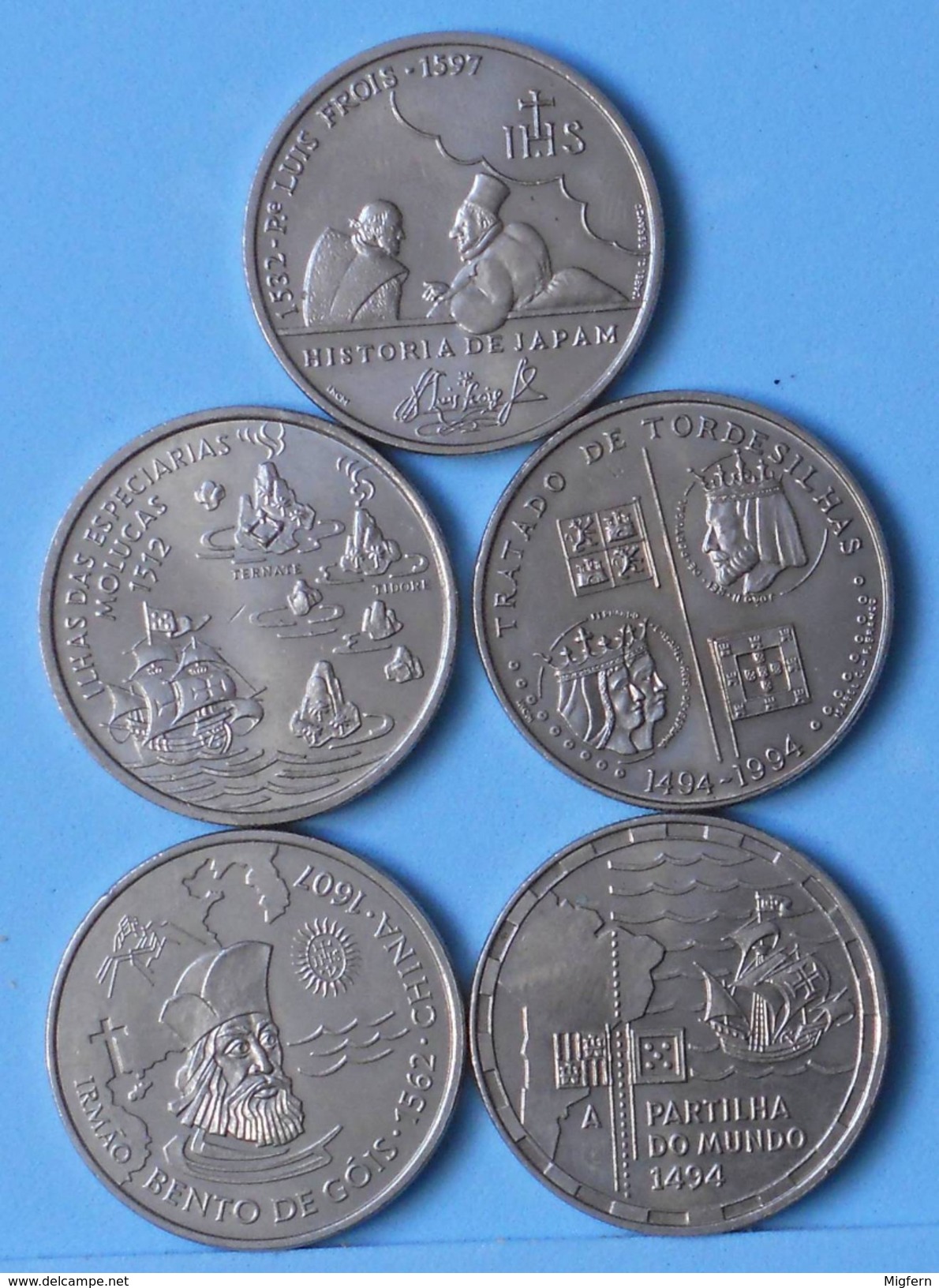 PORTUGAL    - 5 COINS     - (Nº10003) - Portugal