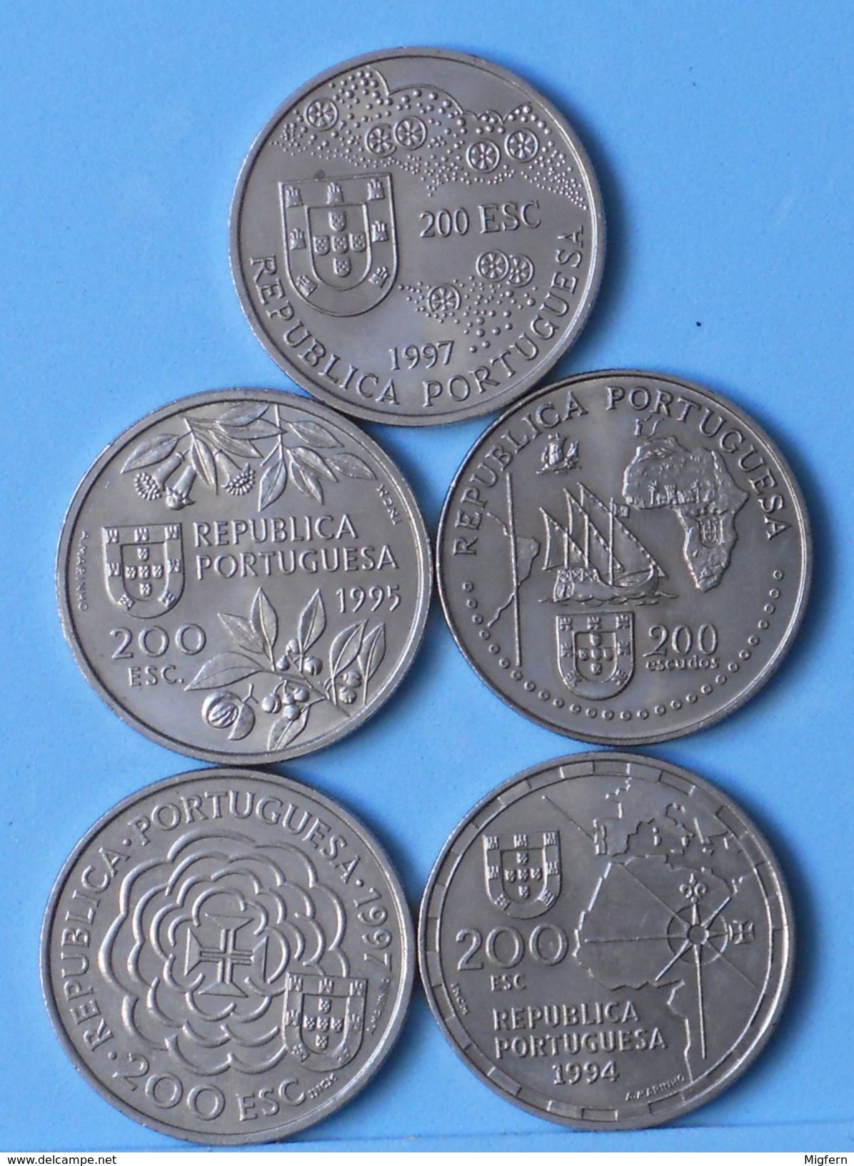 PORTUGAL    - 5 COINS     - (Nº10003) - Portugal