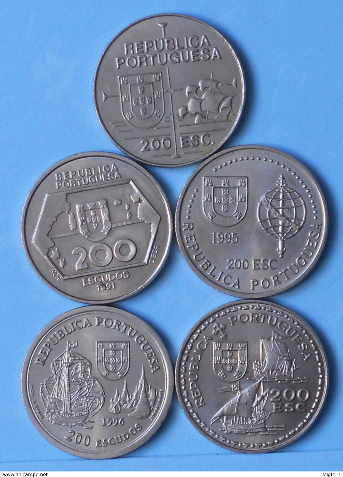 PORTUGAL    - 5 COINS     - (Nº10005) - Portugal