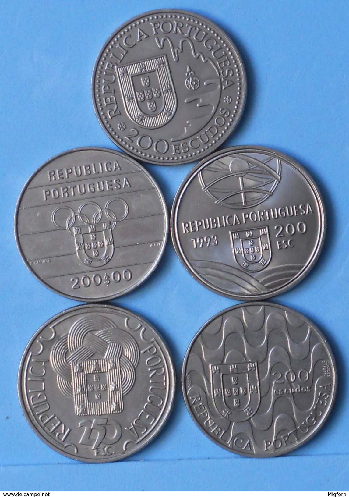 PORTUGAL    - 5 COINS     - (Nº10006) - Portugal