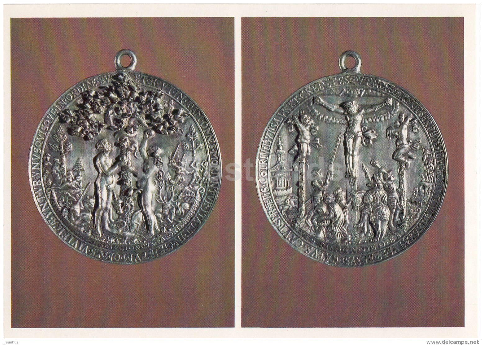 Medal With Scenes From The Old And New Testaments , 1536 . Germany - Renaissance Medals - 1987 - Russia USSR - Unused - Monnaies (représentations)