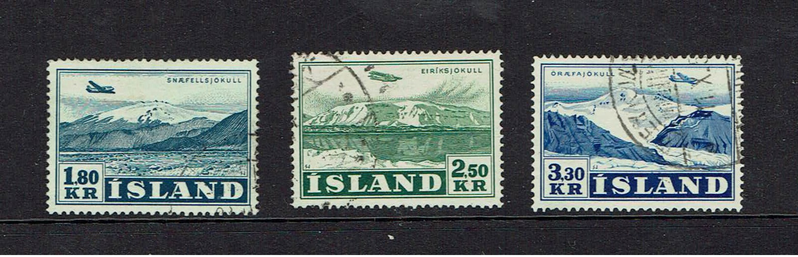 ICELAND...airmail...1952...used - Airmail