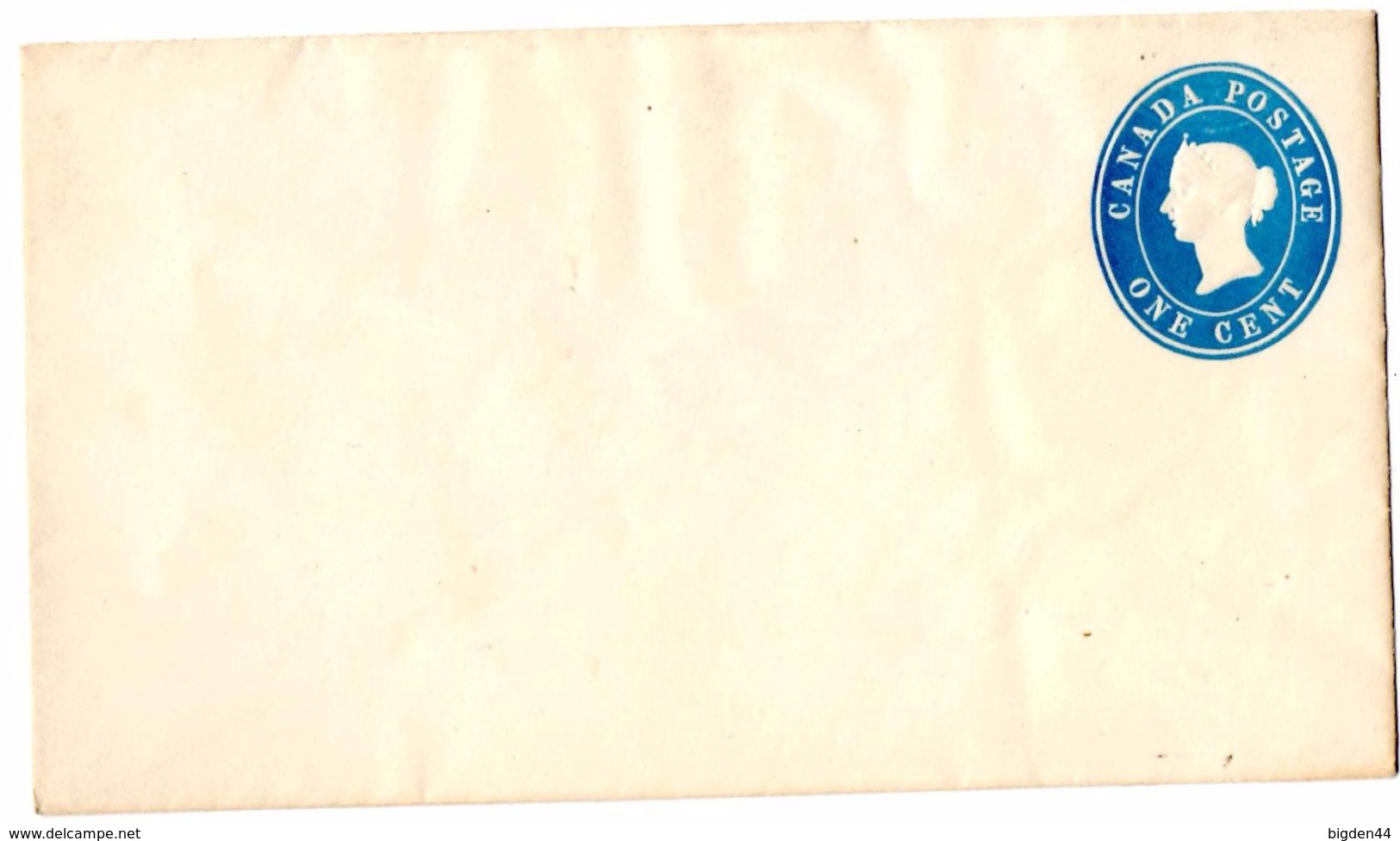 Enveloppe_1 Cent Blue_Victoria - 1860-1899 Règne De Victoria