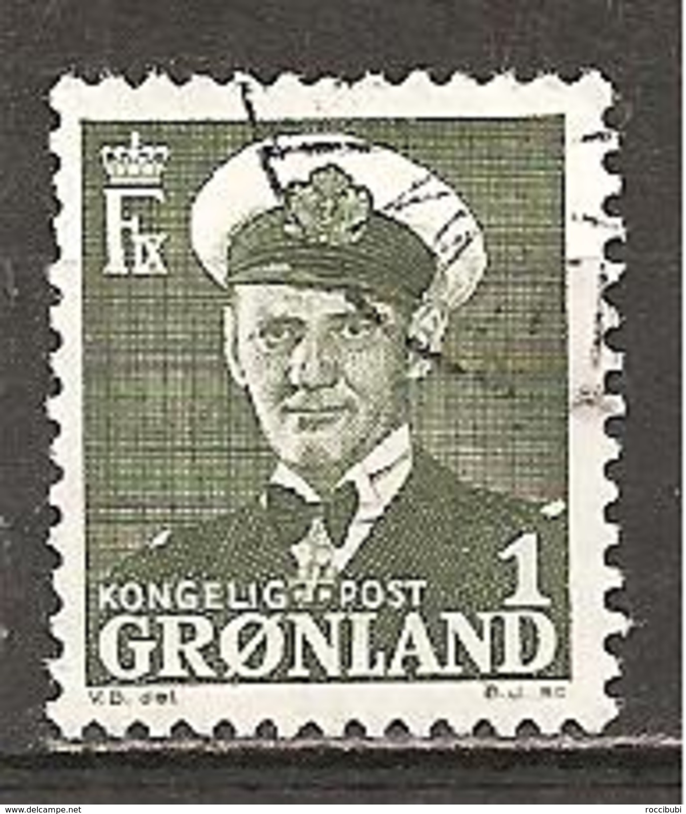 Grönland 1950 // Michel 28 O - Used Stamps