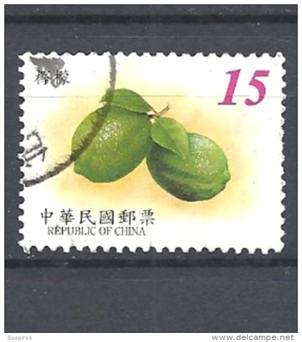 TAIWAN   2002 Fruits      USED - Usados