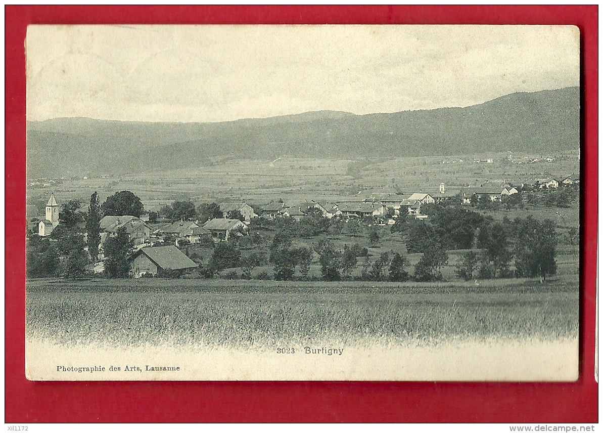 PRL-16  Burtigny Et Vue Sur Le Jura. Cachet 1907 - Burtigny