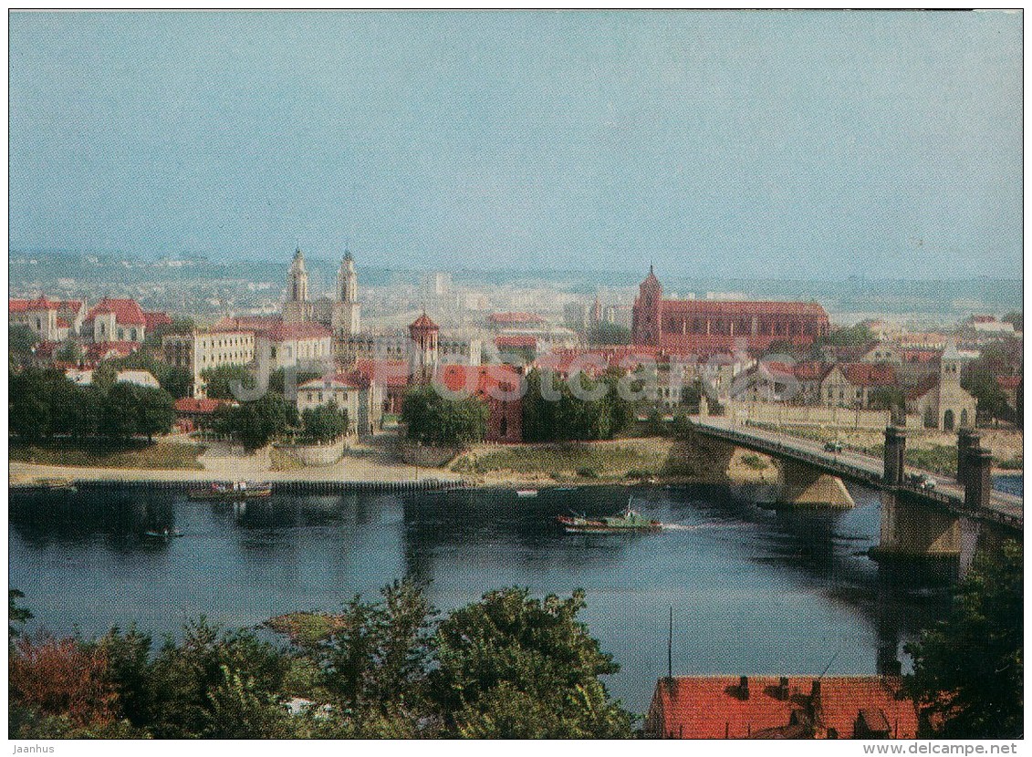 City Panorama - Bridge - Kaunas - Postal Stationery - 1973 - Lithuania USSR - Unused - Lithuania