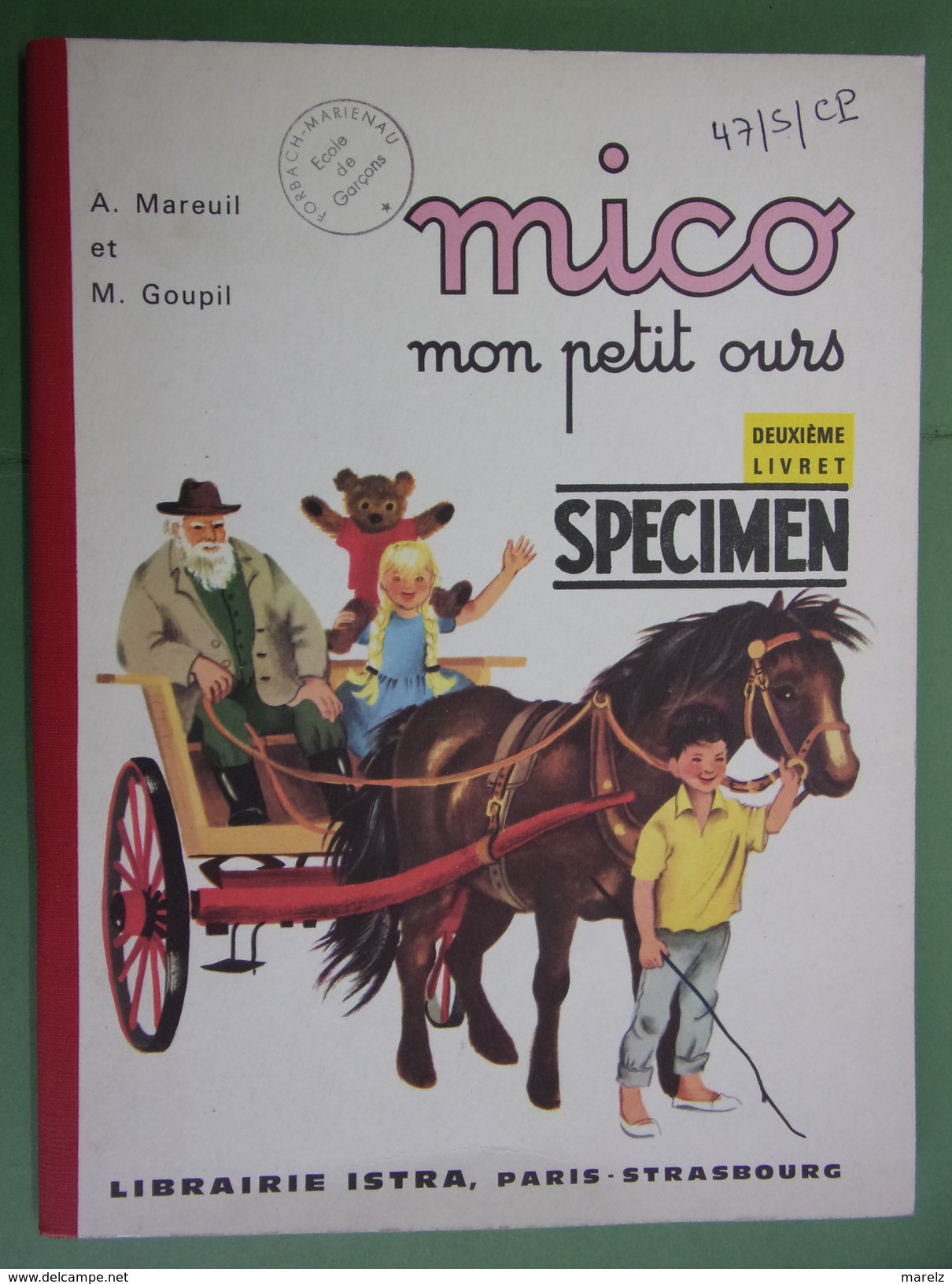 Livret N°2 De Lecture MICO Mon Petit OURS - SPECIMEN - Illustrations Images De GERDA - Librairie ISTRA - ALPHABET ECOLE - 0-6 Ans