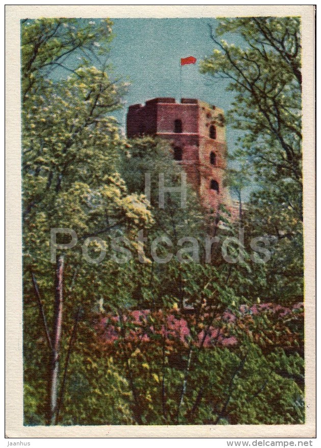 Tower Of The Gedminas Castle - Vilnius - 1955 - Lithuania USSR - Unused - Lituanie