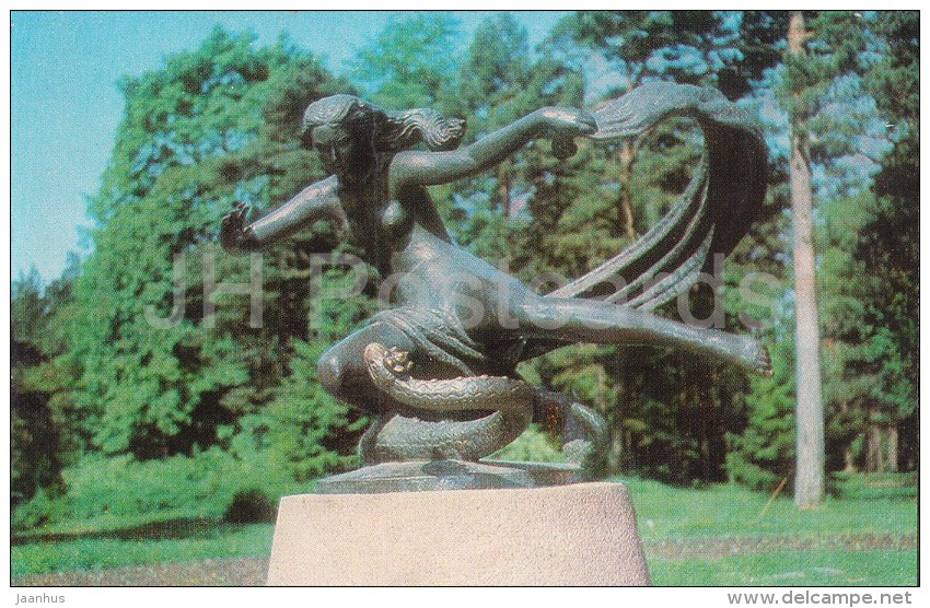 Egle - The Queen Of Snakes - Sculpture - Palanga - 1981 - Lithuania USSR - Unused - Lituanie