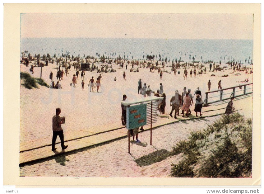 The Sunny Baltic Sea Invites You - Beach - Palanga - Lithuania USSR - Unused - Lituanie