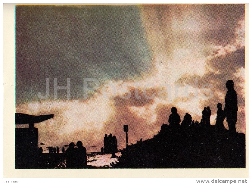 Sunset - Palanga - Lithuania USSR - Unused - Lituanie