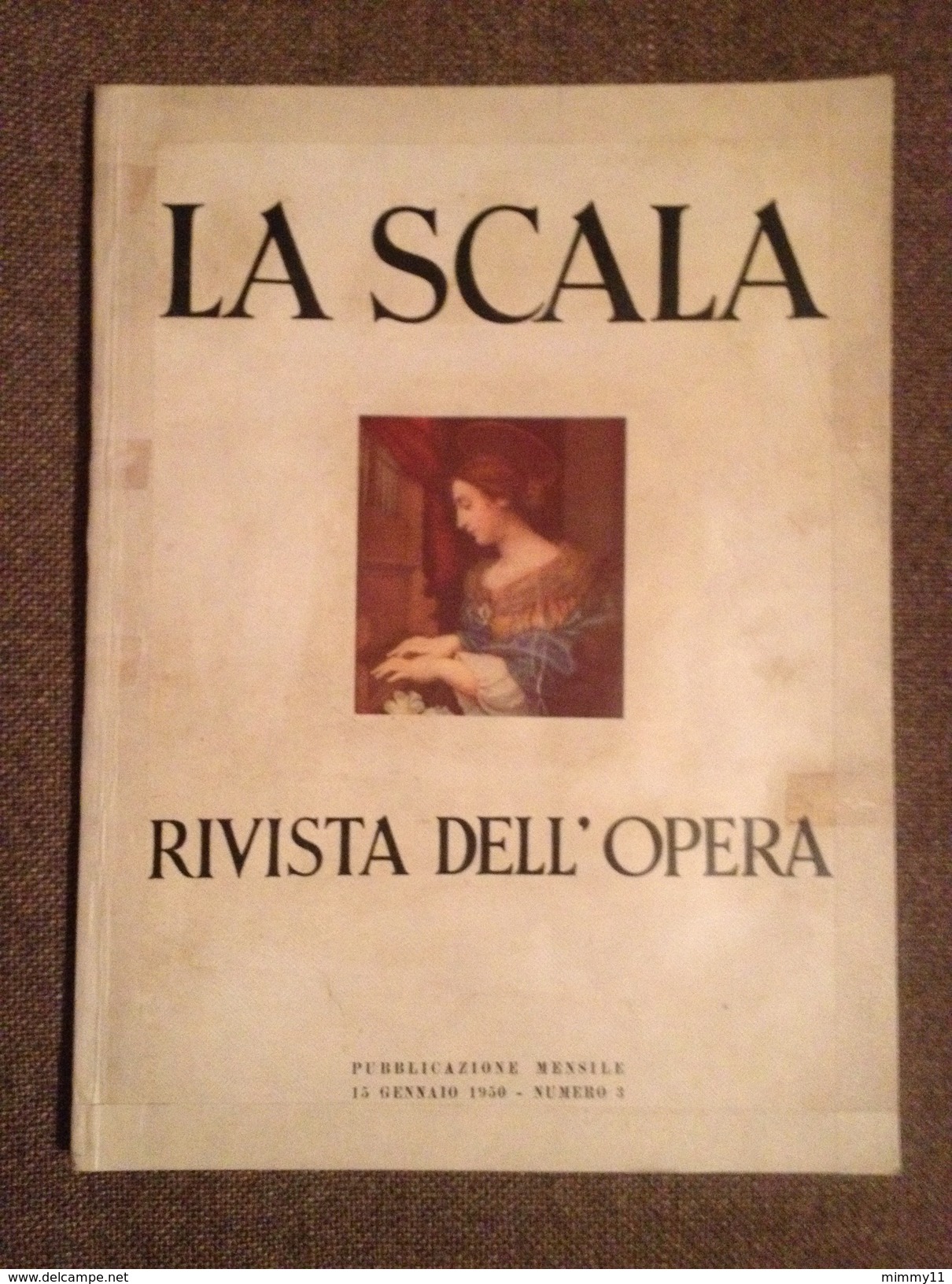 LA SCALA - Rivista Dell'Opera - 15 Gennaio 1950 - Zu Identifizieren