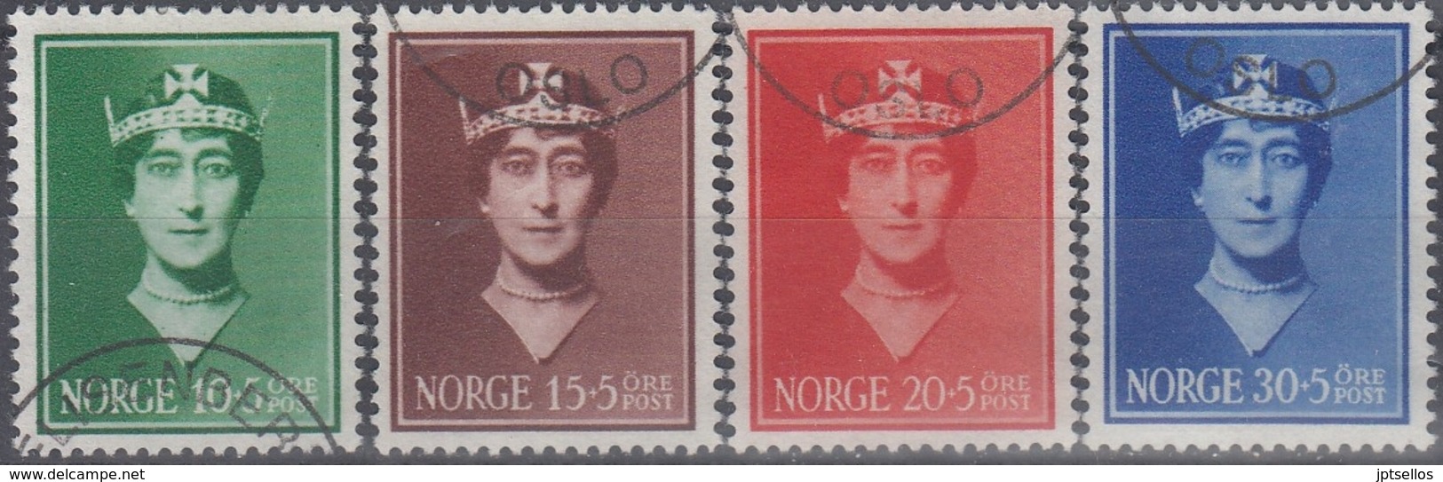 NORUEGA 1939 Nº 195/98 USADO - Used Stamps