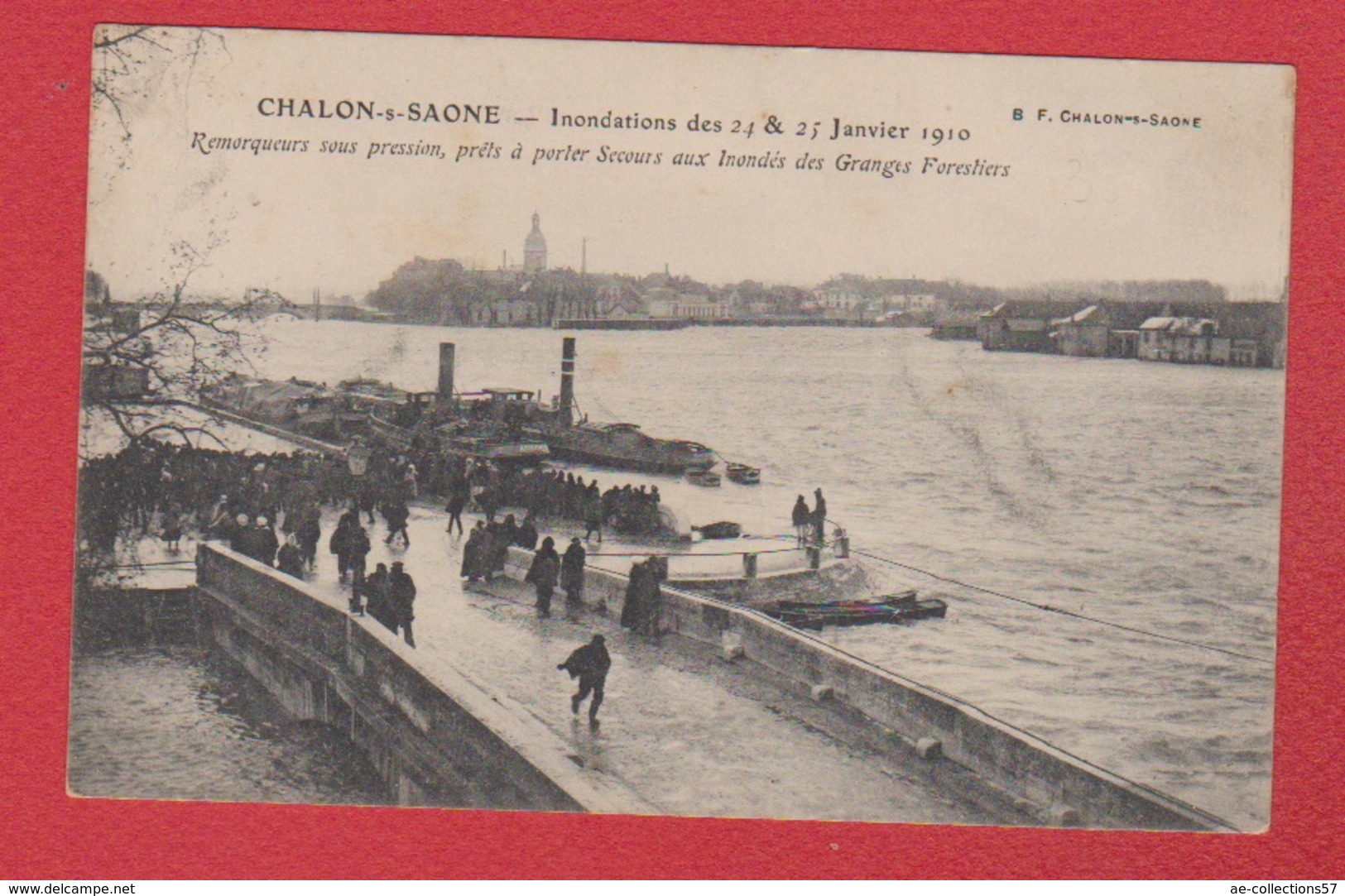 Châlon Sur Saone  --  Inondations  --  Janvier 1910 - Chalon Sur Saone