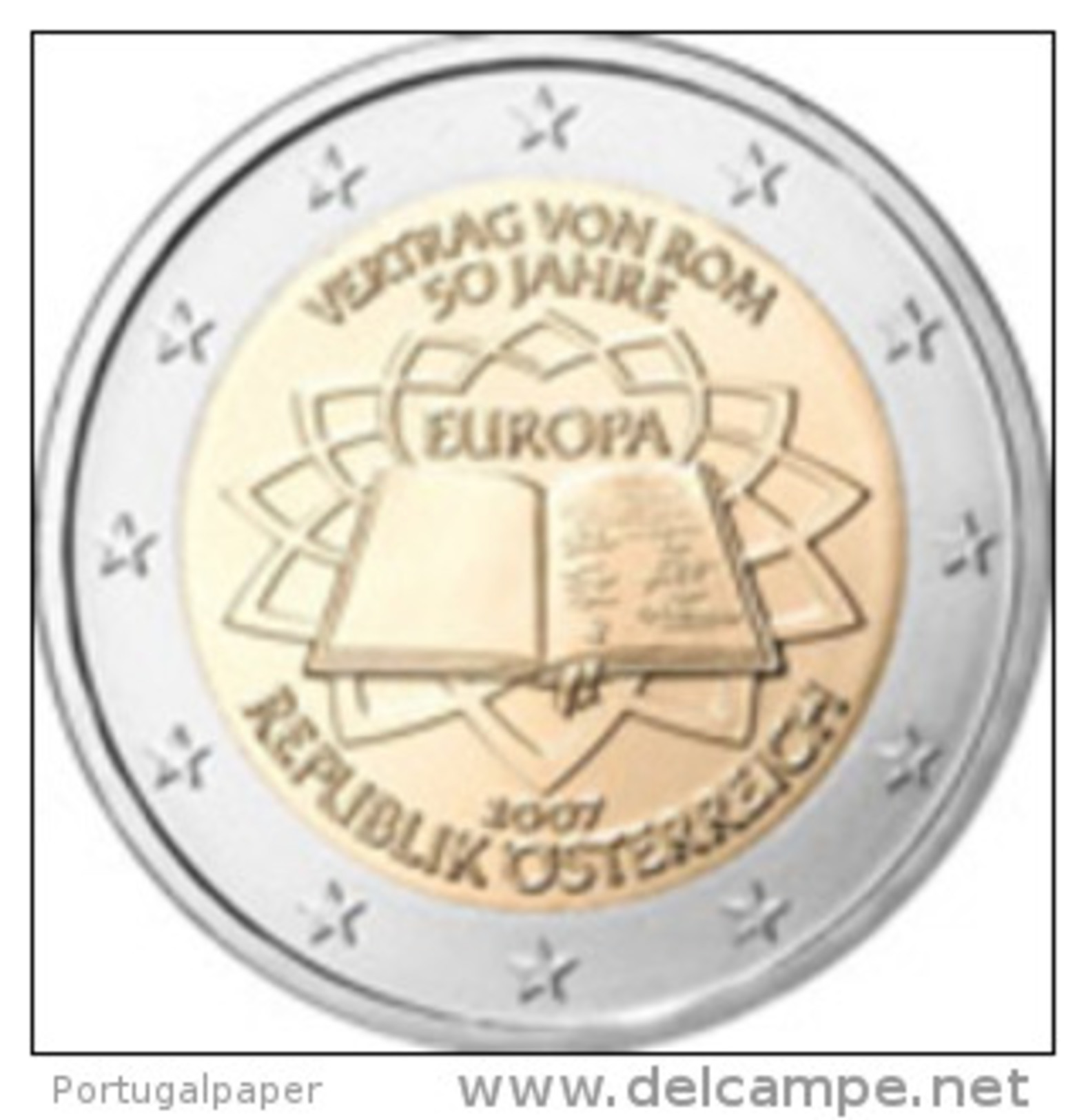 Austriche 2 Euro 2007 -  Unc  ( 50th Anniversary Of The Treaty Of Rome ) - Autriche