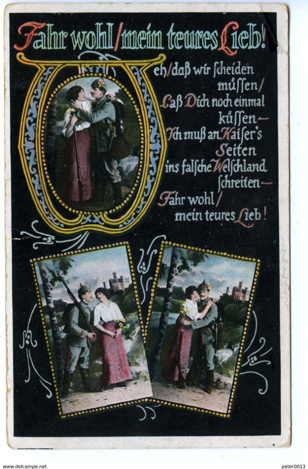 Fahr Wohl/mein Teures Lieb!, 1916 - Sonstige & Ohne Zuordnung