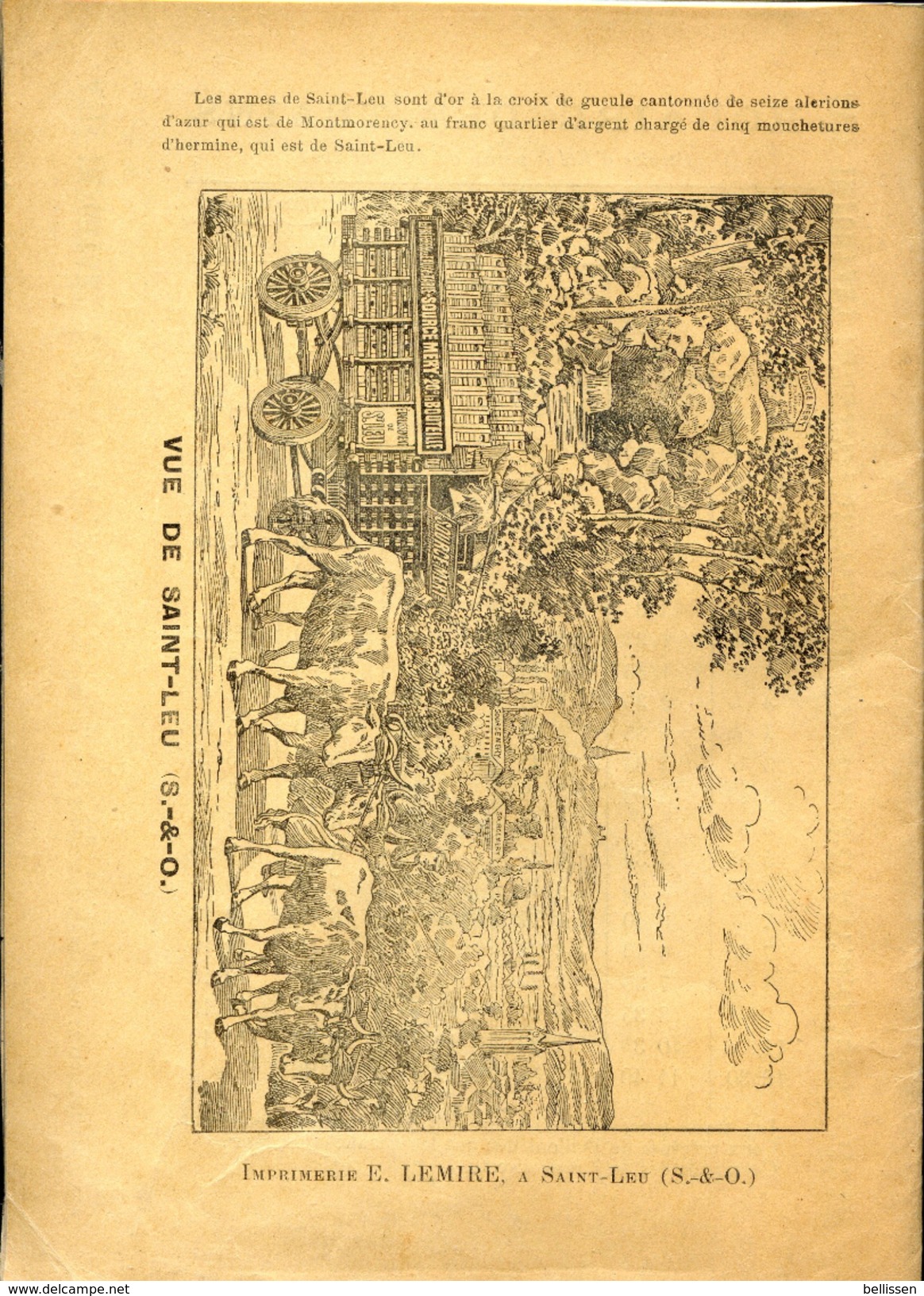 Saint-Leu Et Ses Environs  Imprimerie Lemire (Seine Et Oise) Val D'Oise 1904 - Ile-de-France