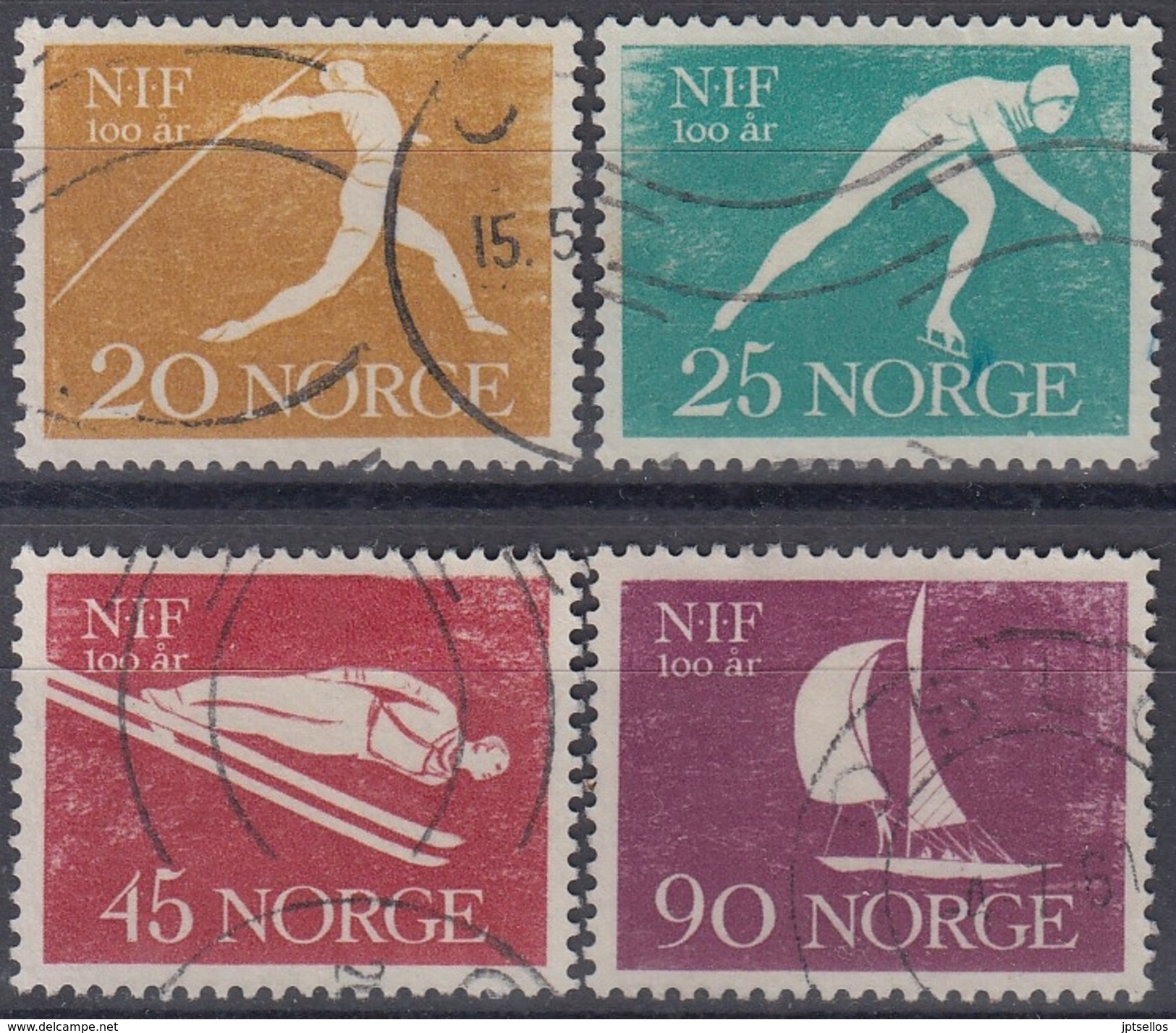NORUEGA 1961 Nº 409/12 USADO - Used Stamps
