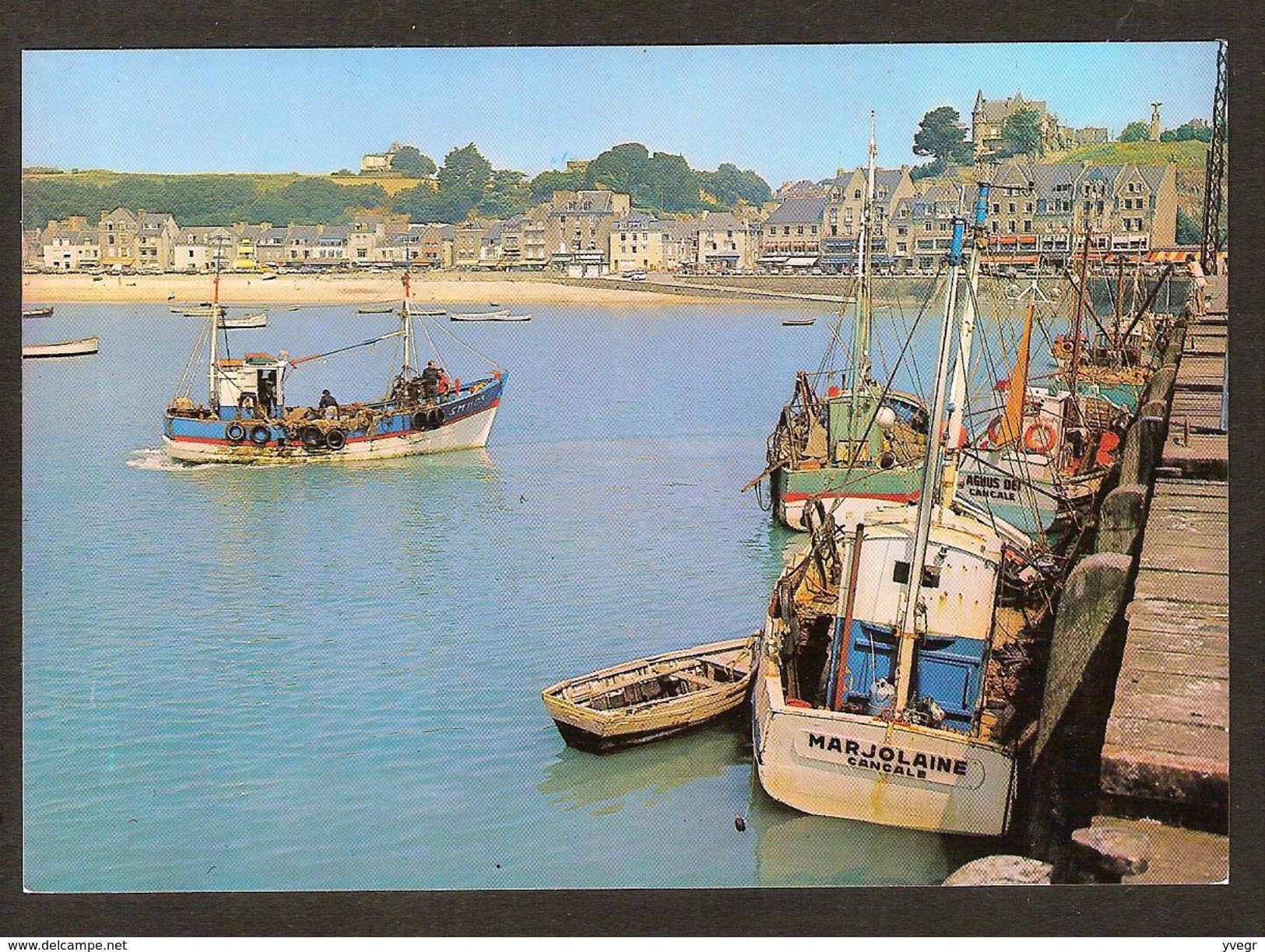 - CANCALE -Port Breton - Bateau , Chalutier : Marjolaine De Cancale ( Pierre Artaud N° 7 ) - Cancale