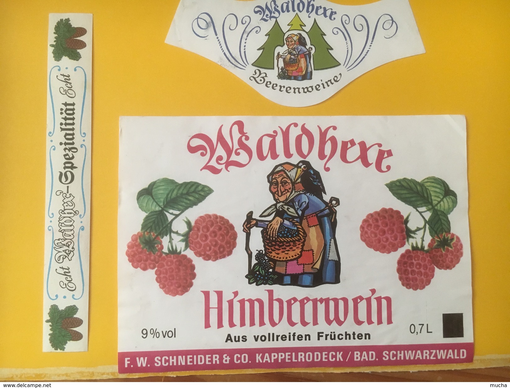 3254 - Allemagne Himbeerwein Vin De Framboises De La Forêt Noire - Sonstige & Ohne Zuordnung