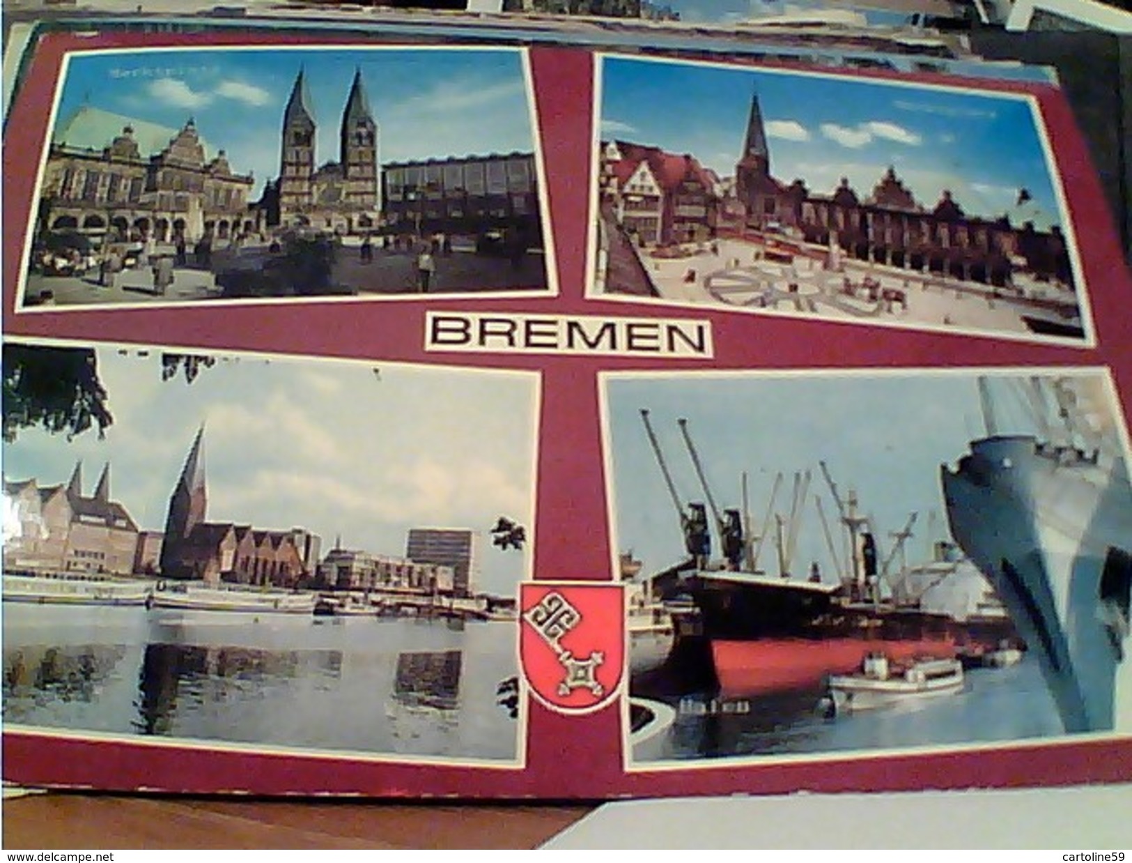 GERMANY Bremen Nave Ship  Cargo  Vues CITY   VB1984  FX10698 - Bremerhaven