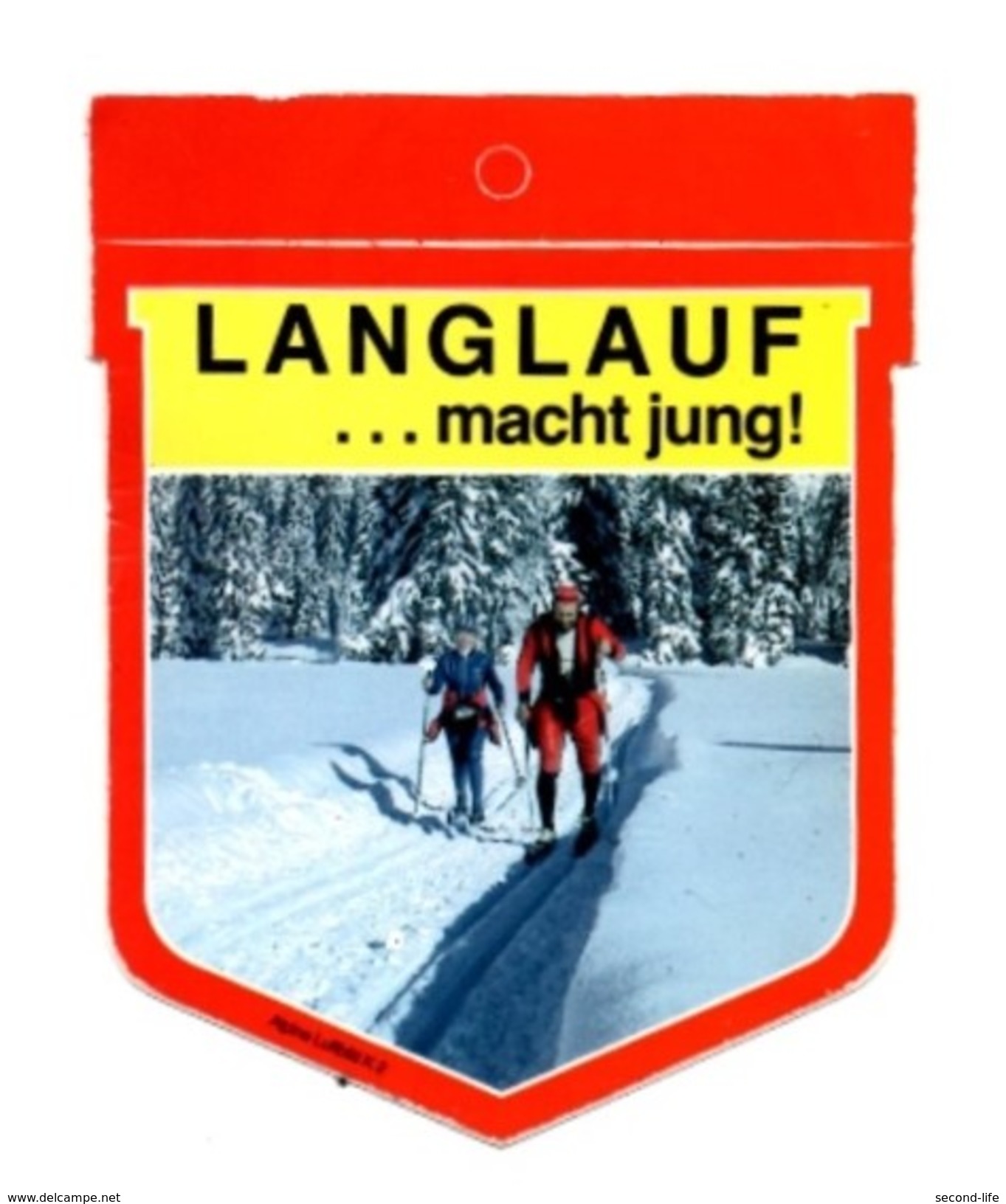 Sticker. Langlauf .........macht Jung - Stickers