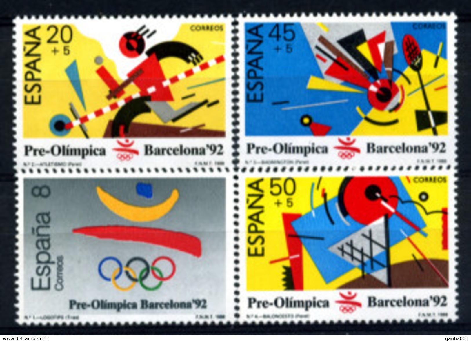 Spain 1988 España / Olympics Barcelona 1992 MNH Juegos Olimpicos / 044  38 - Verano 1992: Barcelona