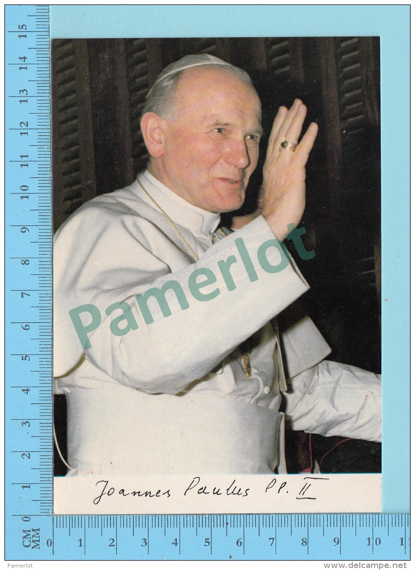 Pape, Papa, Pope - , Papa Giovanni Poalo II, Pape  Jean Paul II - 2 Scans - Papes