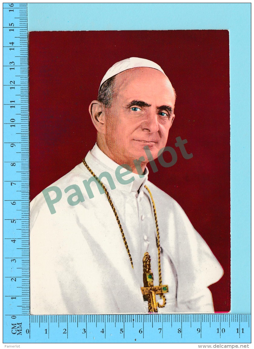 Pape, Papa, Pope - PhotoPaul VI Paulus VI- 2 Scans - Popes