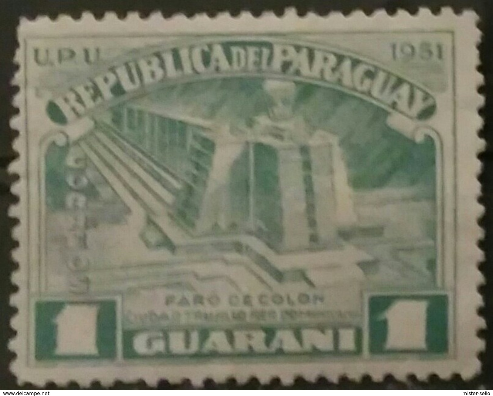 PARAGUAY 1952 The 500th Anniversary Of The Birth Of Christopher Columbus, 1451-1506. USADO - USED. - Paraguay