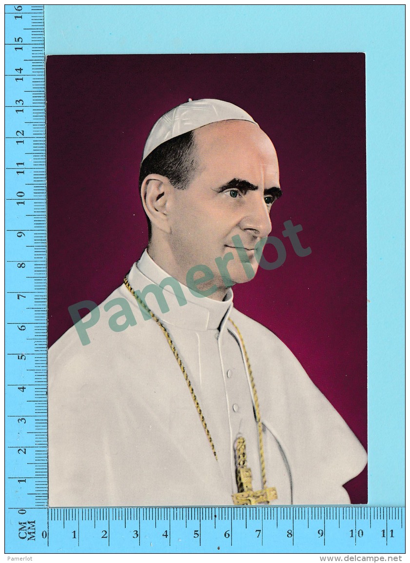 Pape, Papa, Pope - Paul VI Paulus VI  - 2 Scans - Papes