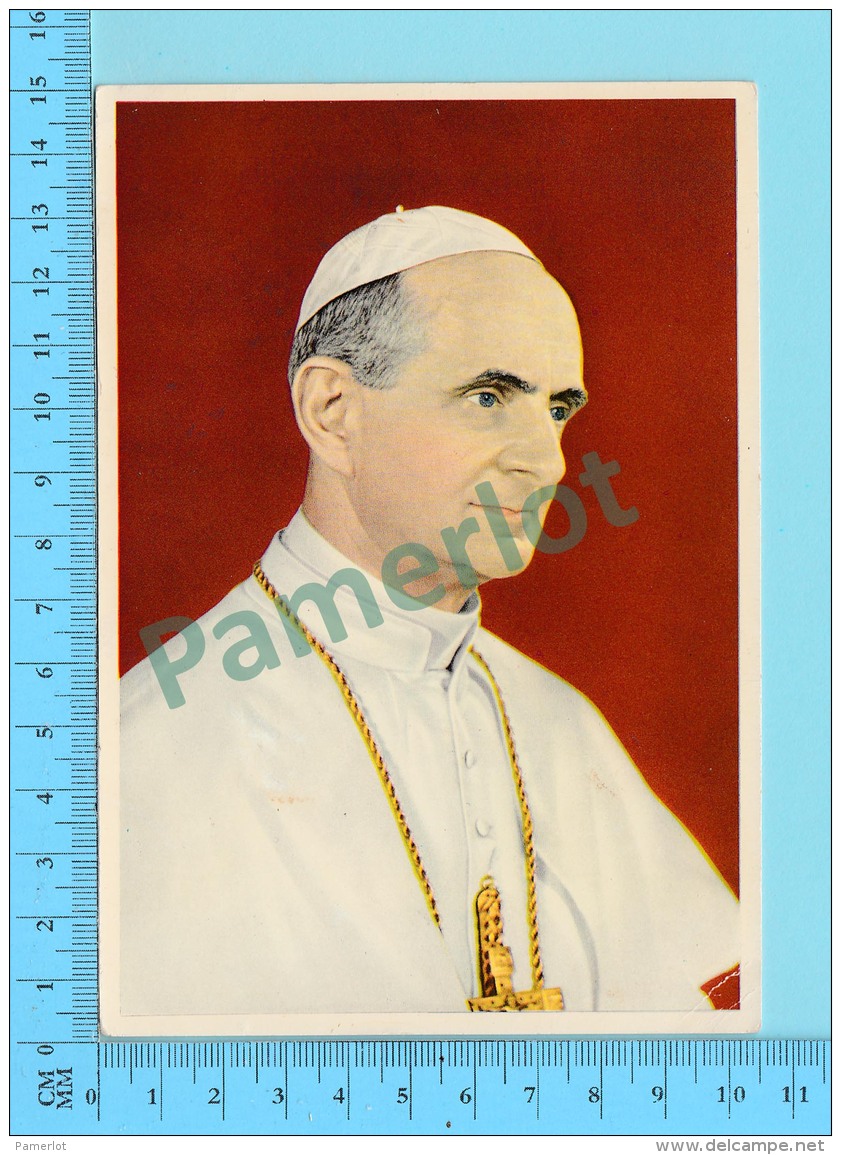 Pape, Papa, Pope - Paul VI Paulus VI  - 2 Scans - Papes