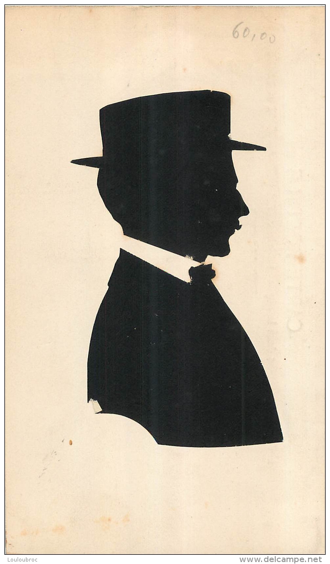 HOMME AU CHAPEAU SILHOUETTE - Silhouettes