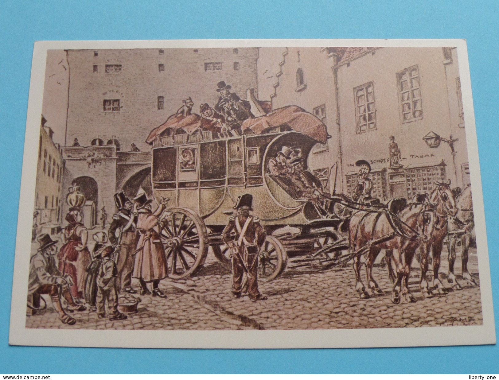 De Hallepoort Te Brussel 1825 ( Brussel Postmuseum ) James Thiriar / Anno 19?? ( Zie/voir Foto Voor Details ) !! - Poste & Facteurs