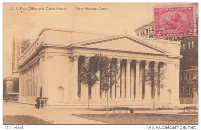 Etats Unis Conn - New Haven - U. S. Post Office And Court House - Achat Immédiat - New Haven