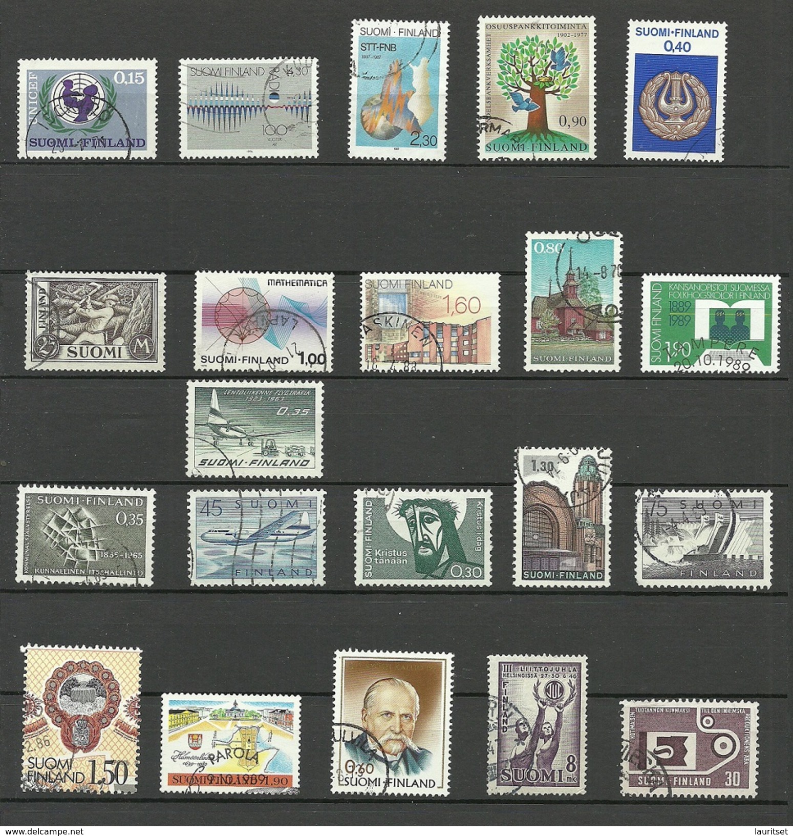 FINLAND FINNLAND Small Lot Of Older Stamps O - Sammlungen