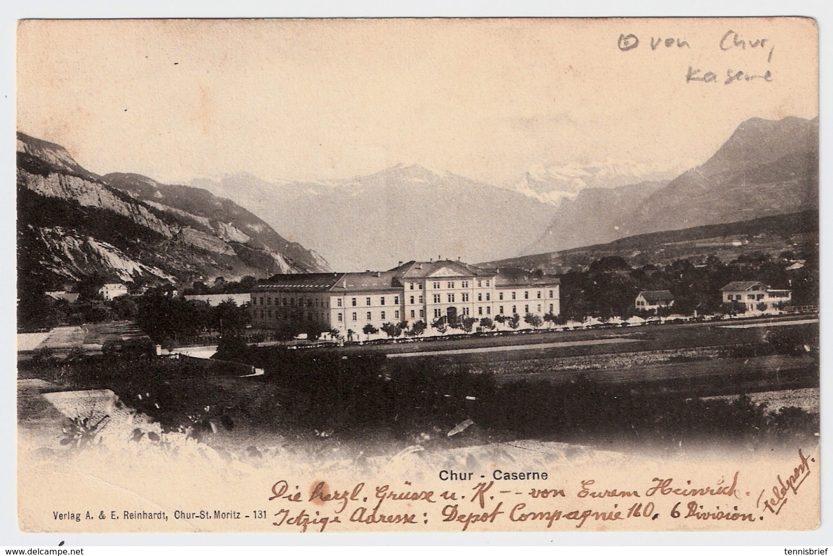 Schweiz, 1914, Aushilfs-Stp.  , #7038 - Poststempel