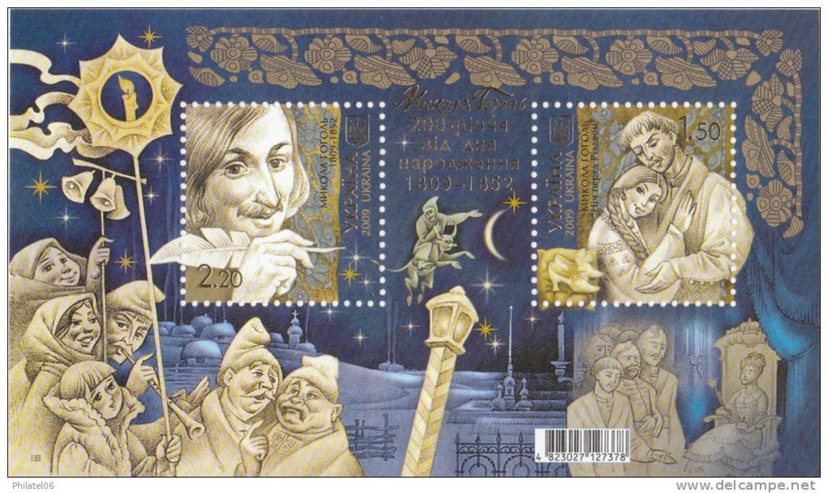 UKRAINE  NOUVEAUTE   BLOC LEGENDE  LITTERATURE FANTASTIQUE - Fairy Tales, Popular Stories & Legends