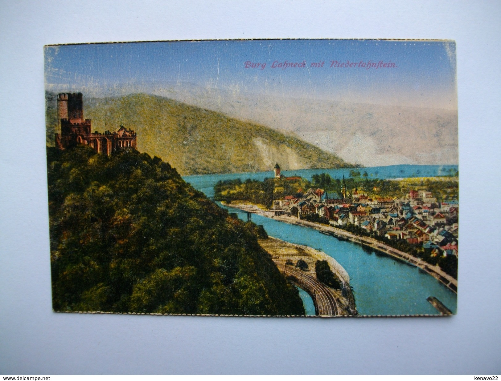 Allemagne , Lahnstein , Burg Lahneck Mit Niederlahnftein - Lahnstein