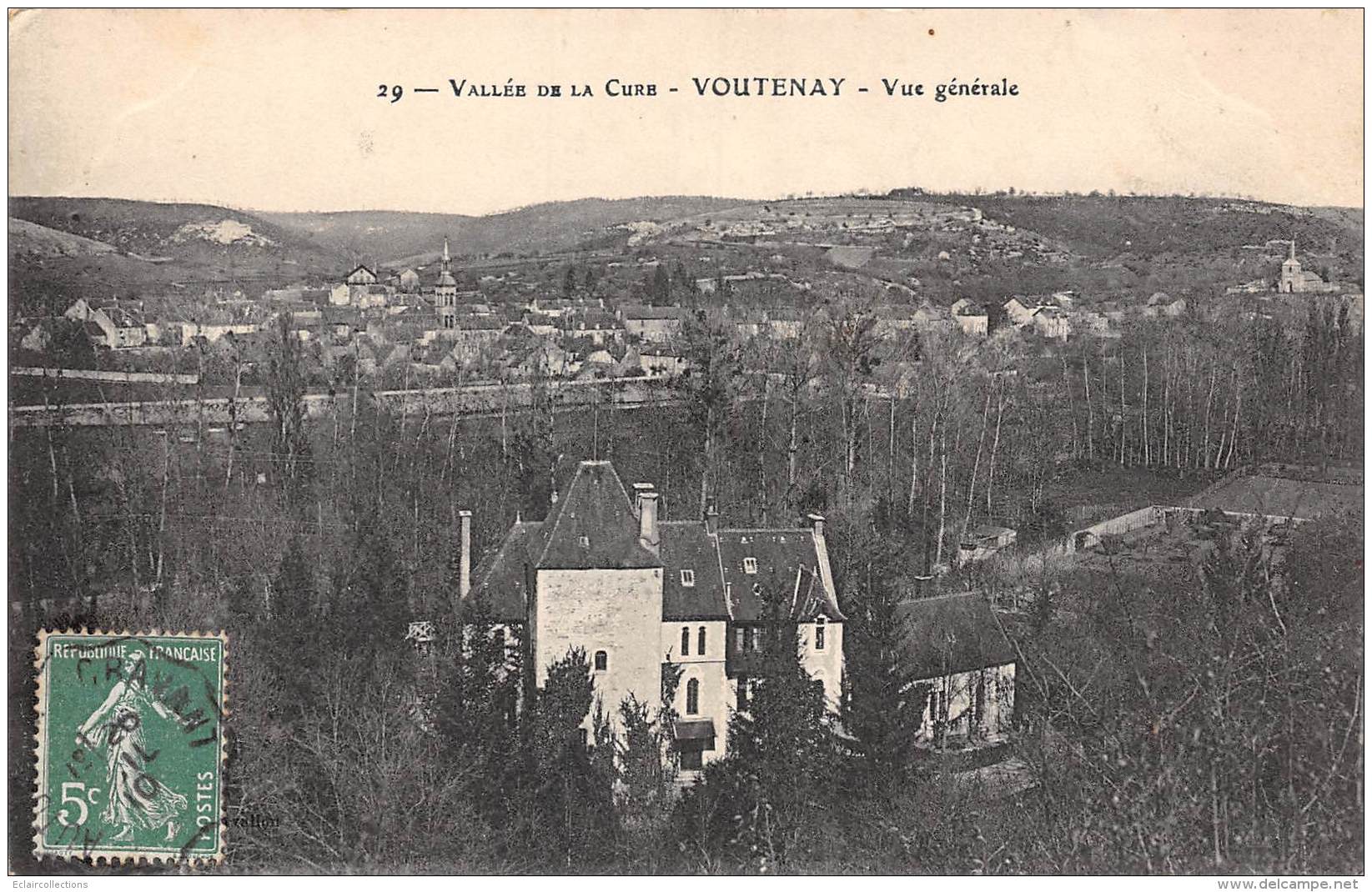 Voutenay     89      Vue Générale                 ( Voir Scan) - Autres & Non Classés