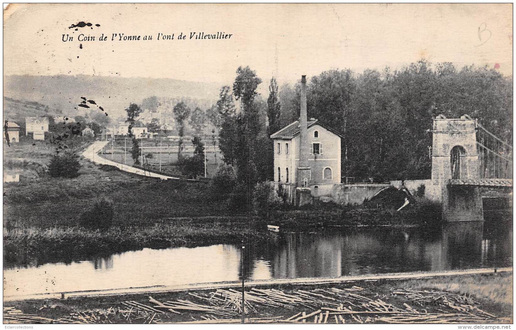 Villevallier    89      Un Coin De L'Yonne Et Pont                 ( Voir Scan) - Sonstige & Ohne Zuordnung