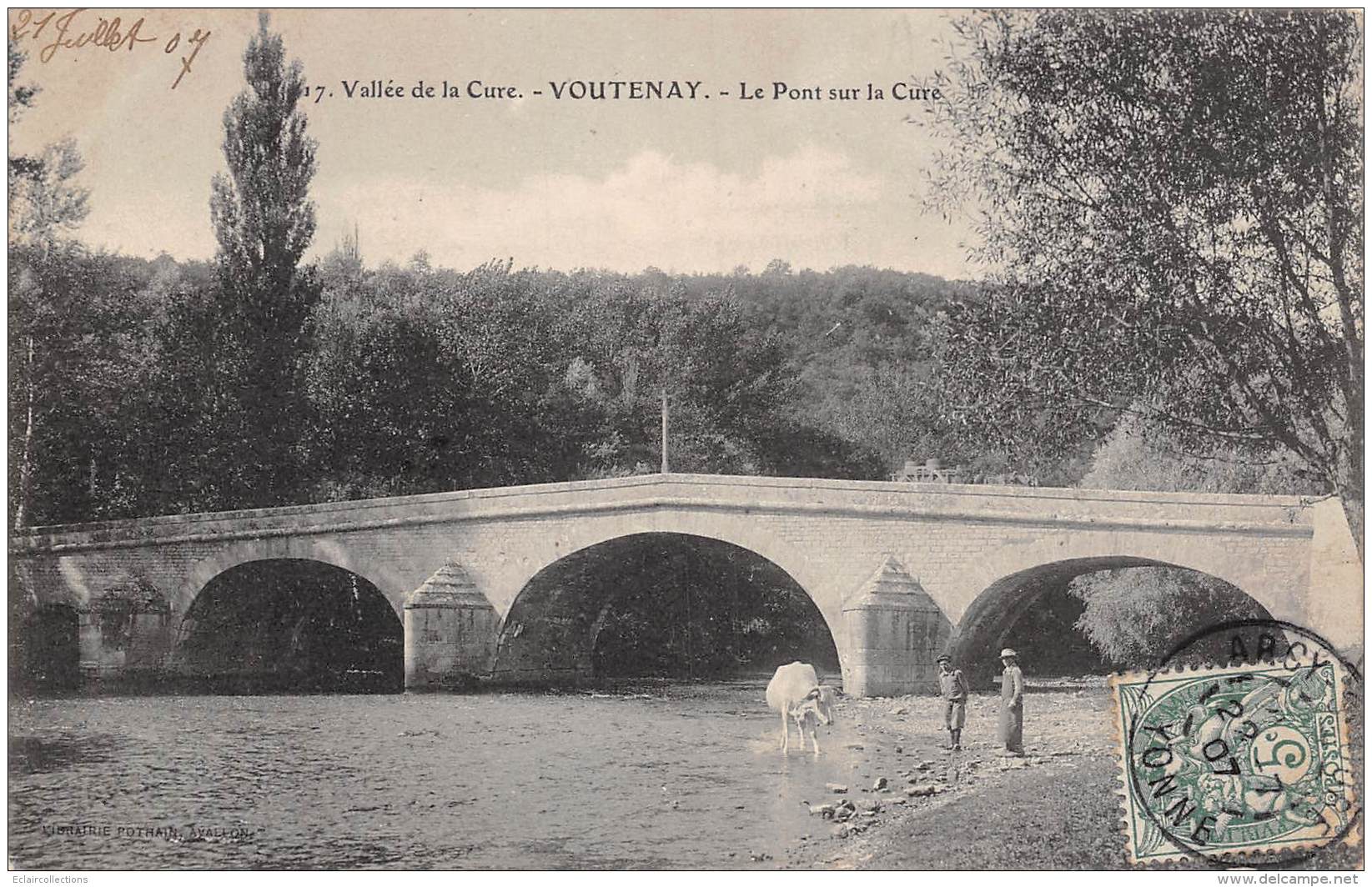Voutenay     89        Le Pont Sur La Cure             ( Voir Scan) - Other & Unclassified