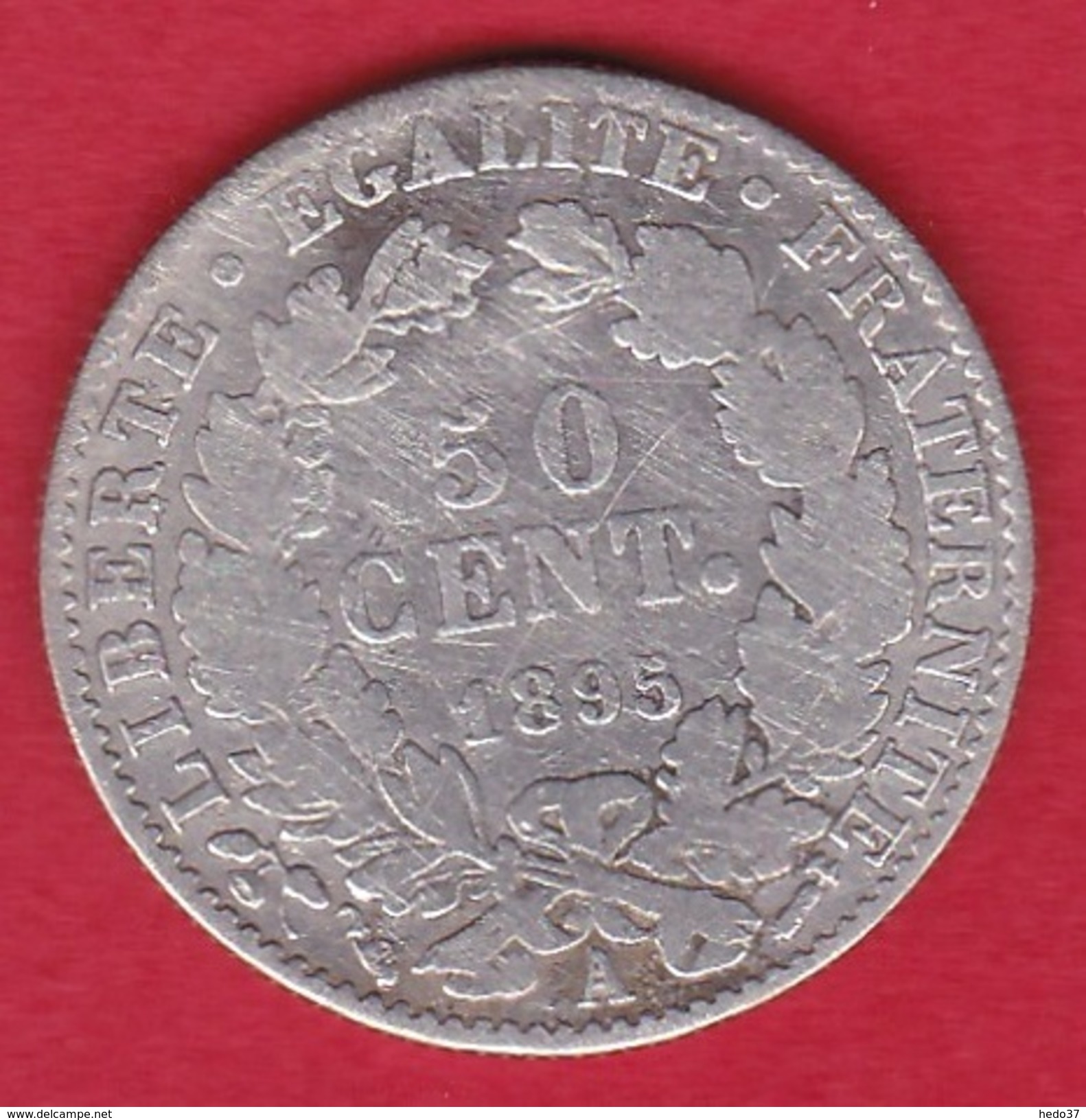 France 50 Centimes Cérès 1895 A - Otros & Sin Clasificación