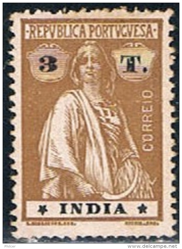 India, 1914, # 266 (II-I), MNG - Inde Portugaise