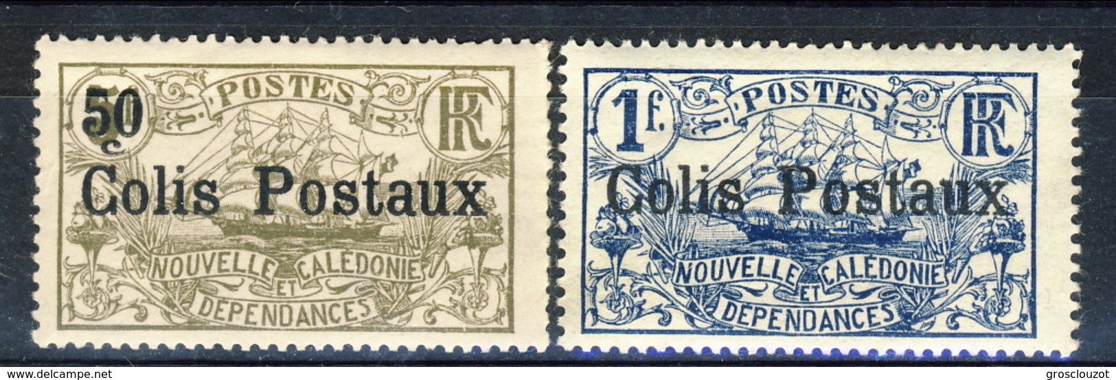 Nouvelle Caledonie Pacchi 1926 N. 1-2 MH Cat. &euro; 3.50 - Officials