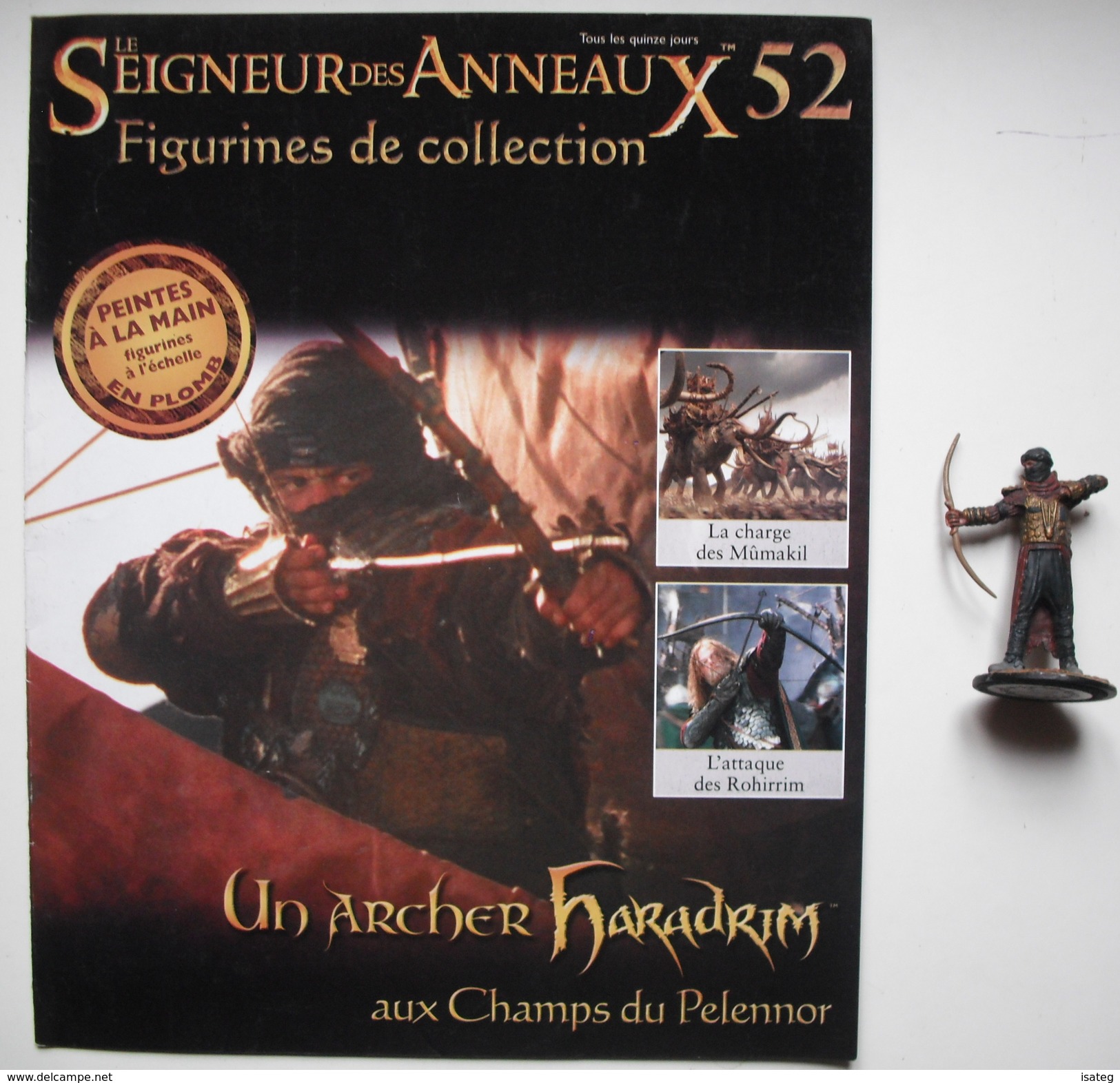 Figurine Le Seigneur Des Anneaux N°52 / Un Archer Haradrim Aux Champs Du Pelennor - Lord Of The Rings