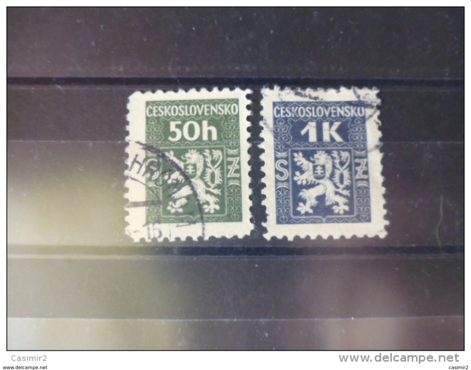 TCHECOSLOVAQUIE  TIMBRE  REFERENCE  YVERT N°1.2 - Official Stamps